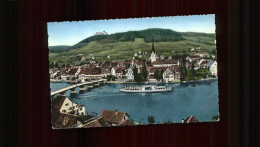 11384729 Stein Rhein Panorama Mit Schloss Hohenklingen Faehrschiff Stein Am Rhei - Andere & Zonder Classificatie