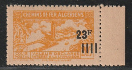 ALGERIE - COLIS POSTAUX - N°196b ** (1948-49) Sans Surcharge "Contrôle Des Recettes" - Postpaketten