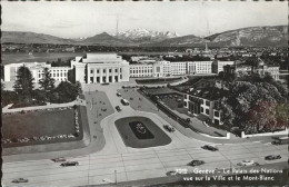 11384690 Geneve GE Le Palais Des Nations Et Le Mont Blanc Geneve - Otros & Sin Clasificación