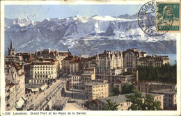 11384679 Lausanne VD Grand Pont Et Les Alpes De La Savoie Lausanne - Otros & Sin Clasificación