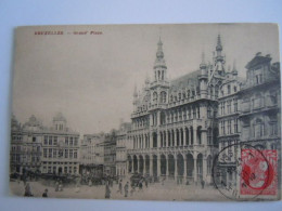 Bruxelles Grand Place (Cortenbergh LTD) Circulée 1912 (704) - Marktpleinen, Pleinen