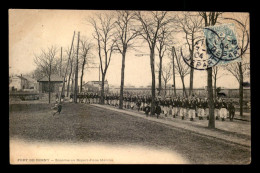 93 - ROSNY-SOUS-BOIS - LE FORT - ZOAUVES AU DEPART D'UNE MARCHE - Rosny Sous Bois