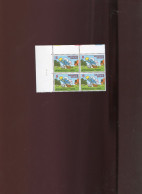 Belgie 1984 2150 SMURFS Schtroumpfs Printing Date Block Of 4 - Ungebraucht