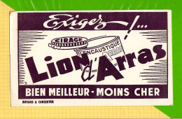 2  BUVARDs & Blotting Paper : Exigez Cirage Encaustique LION D'ARRAS ( Marron Differents  ) ( Code 450.383+300.669) - Waschen & Putzen