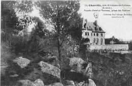 Autres & Non Classés.CHARVILLE.  Le Chateau, Facade Ouest Et Terrasse, Prise Des Rochers; - Altri & Non Classificati