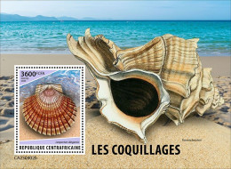 2024-04 - CENTRAL AFRICAN - SHELLS                  1V  MNH** - Coneshells