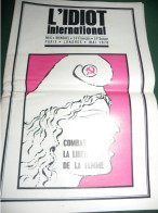 MAGAZINE " L IDIOT INTERNATIONAL " N ° 6 DE MAI 1970 - Politik