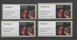 ESPAÑA SPAIN ATM VALENCIA FIESTA DE LAS FALLAS P4ES22 - Unused Stamps