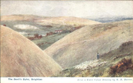 11384381 Brighton East Sussex Devils Dyke Kuenstlerkarte W. H. Borrow Brighton - Altri & Non Classificati