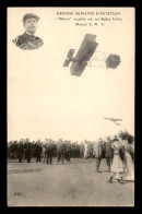 AVIATION - GRANDE SEMAINE D'AVIATION - METROT EN PLEIN VOL SUR BIPLAN VOISIN - ....-1914: Voorlopers