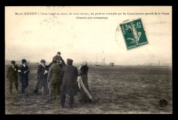 AVIATION - MARCEL HANRIOT, PREMIER PRIX MONOPLANS,  AU RETOUR DU CROSS COUNTRY - ....-1914: Précurseurs