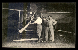 AVIATION - RENNES AVIATION 1910 - AERODROME DES GAVEULLES - BUSSON FIXANT L'HELICE DE SON MONPLAN BLERIOT - ....-1914: Précurseurs