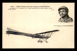 AVIATION - BIPLAN ZODIAC PILOTE PAR JACQUES LABOUCHERE - ....-1914: Précurseurs