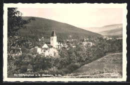 AK St. Christophen A. Westbahn, Ortsansicht Aus Der Vogelschau  - Otros & Sin Clasificación