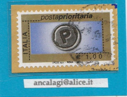 USATI ITALIA POSTA PRIORITARIA 2004 - Ref.1434 "6^ Emissione" 1 Val. Da € 1,00 Con Appendice - - 2001-10: Oblitérés