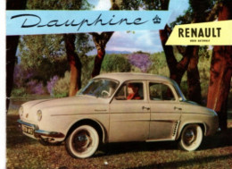 Dépliant Publicitaire , Renault Dauphine , - Advertising