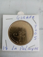 Médaille Touristique Monnaie De Paris 17 La Palmyre Girafe 2005 - 2005
