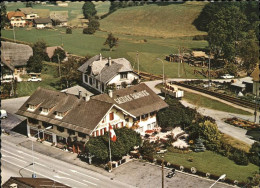 11381574 Haeusernmoos Gasthof Bahnhof Fliegeraufnahme Haeusernmoos - Autres & Non Classés