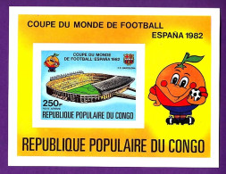 FIFA World Cup Mundial Football Soccer Sport Coupe Du Monde 1982 Congo - 1982 – Spain