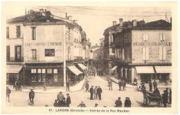 33 - LANGON - Entrée De La Rue Maubec - Langon