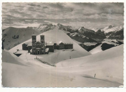 CPSM Dentelée 10.5 X 15 Isère NOTRE DAME DE LA SALETTE Les Pics Enneigés Autour Du Sanctuaire - La Salette