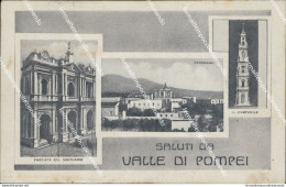 Bf384 Cartolina Saluti Da Valle Di Pompei 1928 Napoli - Napoli