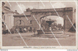 At61 Cartolina Gragnano Piazza S.leone E Storico Ponte 1939 Provincia Di Napoli - Napoli