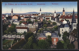 AK St. Pölten /N. Oe., Ortsansicht Mit Domkirche Und Rathaus  - Otros & Sin Clasificación