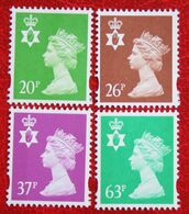 20p 26p 37p 63p Value MACHIN Northern IRELAND (Mi 67-70) 1996 POSTFRIS MNH ** ENGLAND GRANDE-BRETAGNE GB GREAT BRITAIN - Irlanda Del Nord