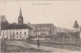 HAUTE MARNE - VICQ - Place De L'Hôtel De Ville   ( Timbre à Date De 1905 ) - Andere & Zonder Classificatie
