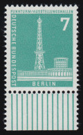 142w Stadtbilder 7 Pf Unterrand ** Postfrisch - Unused Stamps