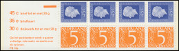 Markenheftchen 18 Königin Juliane Und Ziffer 1974 Mit 3 Tarifen Und PB 16a, ** - Markenheftchen Und Rollen