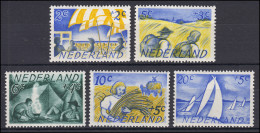 516-520 Sommermarken: Fürsorge 1949, Satz Postfrisch ** - Autres & Non Classés