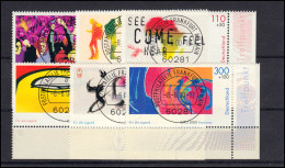 2117-2122 Jugend EXPO 2000 Kunst: ER-Satz U.r. Mit Voll-O VS Frankfurt/M. ET-O - Used Stamps