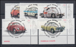 2289-2293 Oldtimer-Automobile: ER-Satz Unten Rechts Vollstempel ESSt Berlin - Used Stamps