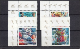 1777-1780 Sporthilfe 1995: ER-Satz O.l. Mit Vollstempel Der VS Berlin Mit ET-O - Used Stamps