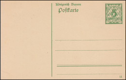 Bayern Postkarte P 83/02 Ziffer 5 Pf, DV 11, Geteilt, Wie Verausgabt ** - Enteros Postales