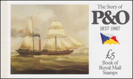 Großbritannien-Markenheftchen 80 The Story Of P & O 1987 ** - Postzegelboekjes