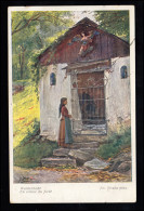 Künstler-AK Josef Straka: Waldandacht, Wiener Kunst, IMST 19.7.1914 - Ohne Zuordnung