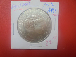 DANEMARK 10 KRONER 1972 ARGENT TRES BELLE QUALITE ! (A.3) - Denemarken