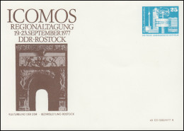 PP 16/13 Bauwerke 25 Pf ICOMOS-Tagung Rostock 1977, ** - Sonstige & Ohne Zuordnung