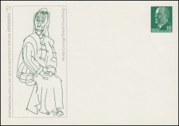 PP 8/96 Ulbricht 10 Pf Interartes'72 Mutter Courage, ** - Autres & Non Classés