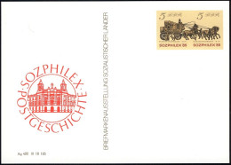 P 93 SOZPHILEX'85 5/5 Pf Personenpostwagen, Postfrisch - Other & Unclassified