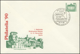 PU 17/5 Philatelia 1990, Reichstagsgebäude, SSt Berlin - Otros & Sin Clasificación