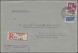 Landpost Kattendorf über KALTENKIRCHEN (HOLST) 27.11.1949 Auf Briefvorderseite - Used