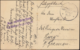 DEUTSCHE MARINE-SCHIFFSPOST No 83 - 11.9.1915 SMS Kaiserin Auf AK Wilhelmshaven - Otros & Sin Clasificación