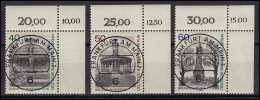 634-636 Berlin Ansichten 1980, 3 Werte Komplett - Satz Mit KBWZ O FfM - Used Stamps