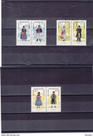 RDA 1964 COSTUMES I  Yvert  777-782  3 Paires (778A, 780A, 782A) NEUF** MNH Cote : 55 Euros - Ongebruikt