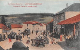 SAINT-NICOLAS-des-BIEFS (Allier) - Passage Des Troupes, 5 Septembre 1904 - Tirage Couleurs (RARE) - Ecrit (2 Scans) - Sonstige & Ohne Zuordnung