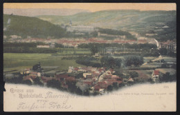 AK Gruss Aus Rudolstadt: Panorama, 25.5.1905 Nach OLDENBURG (GRHZGTH) C 26.5.05 - Altri & Non Classificati